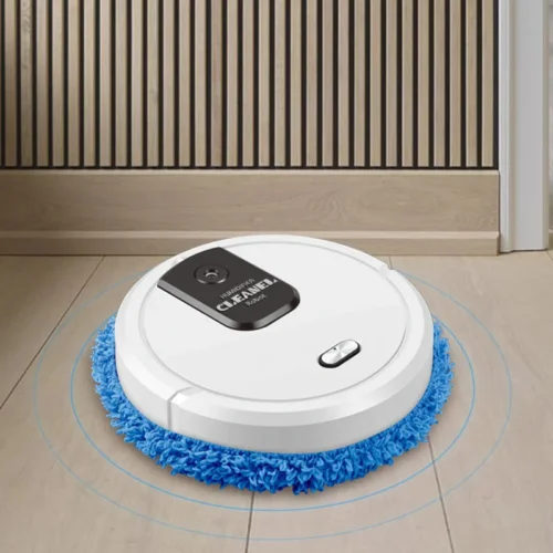 Efficient Sweep and Wet Mop for Floors & Carpets – Wireless, USB Rechargeable Sweeping Robot