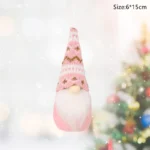 6pcs Christmas Mini Doll Tree Pendant Xmas Decoration for Home Gnome Doll Kids New Year Gifts Navidad