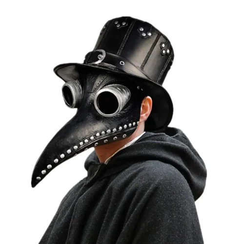 Plague Doctor Costume – Hooded Cloak, Long Nose Beak Mask & Cosplay Outfit for Kids and Adults | Halloween Party - Image 4