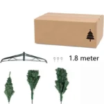 6ft/5ft Christmas Tree – 700/450 Tips, 180cm/150cm Artificial Tree with Metal Stand/ US Warehouse