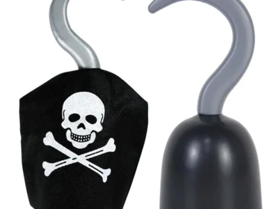 Pirate Hook Hand Cosplay Prop – Captain Theme Costume Accessory, Halloween Party Decoration, Kids’ Gift Toy