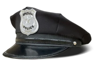 Police Cop Hat – Boys & Girls Halloween Cosplay, Policeman Performance Hat, Y2K Style