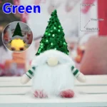 Newest 4-1PC Christmas Elf Gnome Doll with LED Light – Festive Decorations for Home, Xmas, New Year, and Children's Gifts