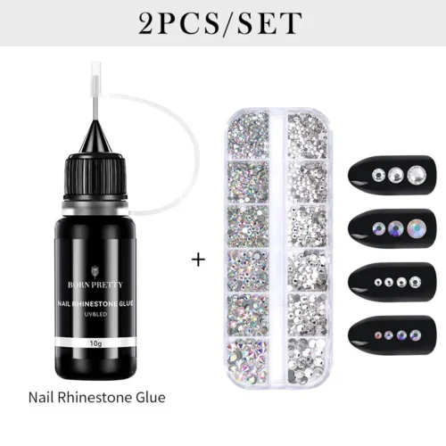 High-Quality BORN PRETTY Nail Rhinestone Glue – Strong Adhesion for Stunning Nail Art