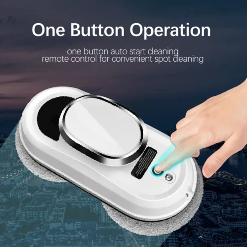 Intelligent Smart Window Cleaning Robot – Electric Glass Cleaner with Remote Control, 5600Pa Suction