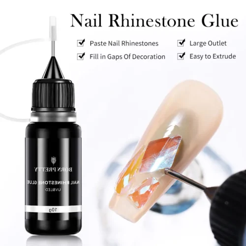 High-Quality BORN PRETTY Nail Rhinestone Glue – Strong Adhesion for Stunning Nail Art