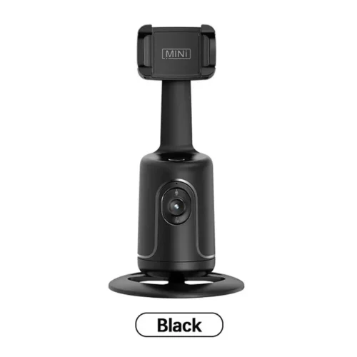 Auto Face Tracking Tripod - 360° Rotation Smart Phone Camera Mount for iPhone & Android | Intelligent Tracking Holder for Live Streaming & Vlogging