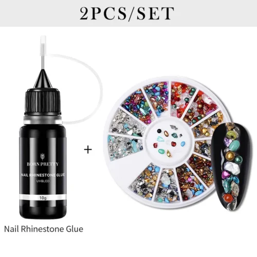 High-Quality BORN PRETTY Nail Rhinestone Glue – Strong Adhesion for Stunning Nail Art