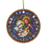 Christmas Tree Hanging Pendants – Birth of Jesus Decorations, Religious Ornaments for Party Supplies & Accessories