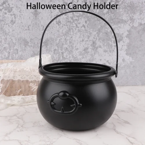 Large Wizard Witch Cauldron Decoration Prop – Halloween Table Centerpiece - Image 2
