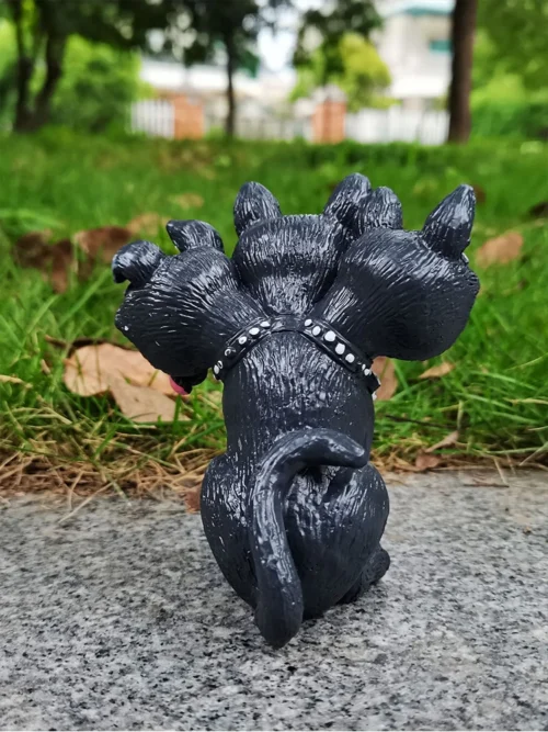 Cerberus Ornaments – Resin Mythology Cute Animal Statue - Image 4