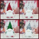 Newest 4-1PC Christmas Elf Gnome Doll with LED Light – Festive Decorations for Home, Xmas, New Year, and Children's Gifts