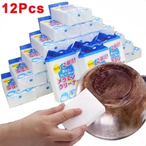 Efficient Magic Sponge Cleaner – Multi-Functional Melamine Sponges for Kitchen & Bathroom Cleaning