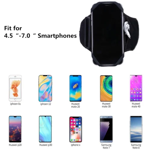 Outdoor Sports Wrist Phone Bag – Removable Rotating Wristband Holder for 4-6.5 inch Mobile Phones - Image 6