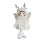 Christmas Angel Doll Pendant – Plush Tree Ornaments, Elves Crafts, Wall Hanging, Home Holiday Party Decorations