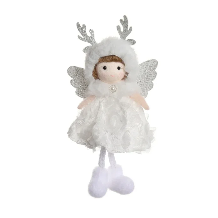 Christmas Angel Doll Pendant – Plush Tree Ornaments, Elves Crafts, Wall Hanging, Home Holiday Party Decorations