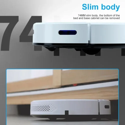 Efficient 3-in-1 Slim Home Intelligent Sweeping, Mopping & Vacuum Cleaner – Automatic Recharge