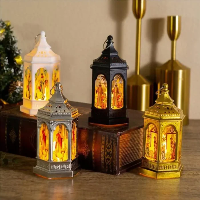 Christmas Jesus Lantern Wind Lights – Merry Christmas Home Decoration, Natal Navidad