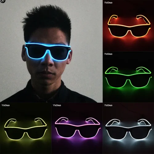 Light-Up Luminous Glasses – Glow-in-the-Dark Bright Sunglasses