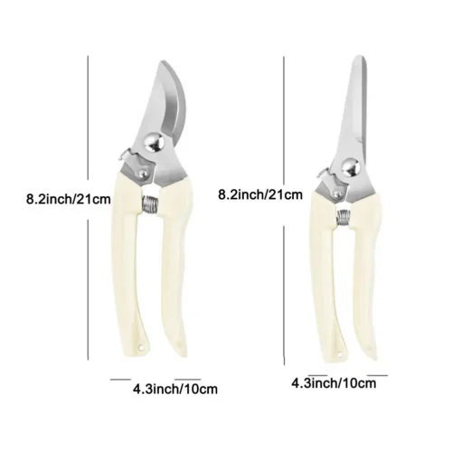Stainless Steel Garden Pruning Shears | Professional Pruning Garden Scissors for Precision Cutting