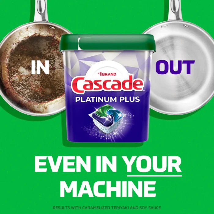 Platinum Plus Dishwasher Detergent Pacs Fresh 62 Count 2X the Dawn grease fighting power and 2X the scrubbing power