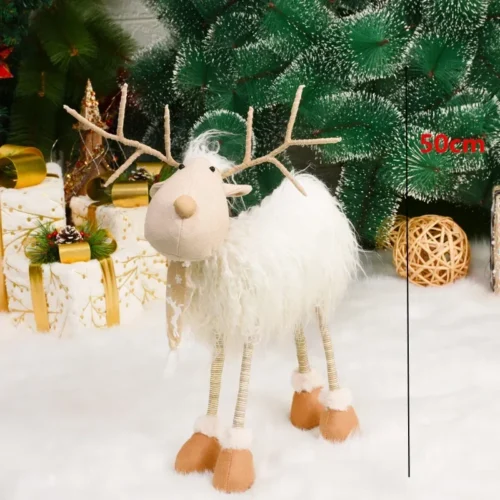 Christmas Dolls – Santa Claus, Snowman, and Elk Figurines, Xmas Tree Ornaments, Holiday Gifts for Kids, Christmas Decorations