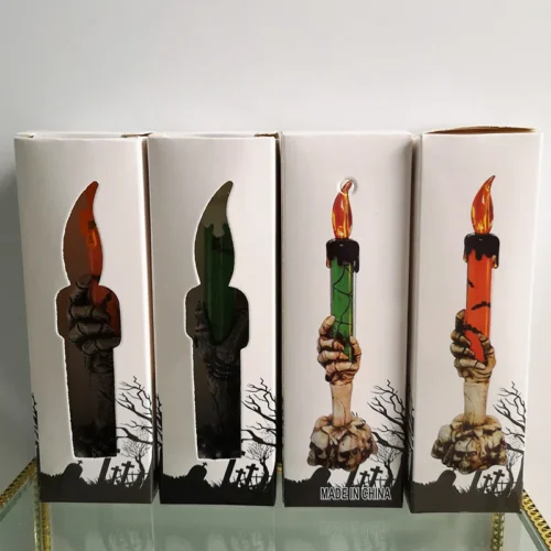 Halloween Skeletons and Ghost Party Candles – Pumpkin Party Home - Image 5