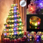 Christmas Fairy Lights Strings – LED Ribbon for Xmas Tree Ornaments, Home Decorations, Navidad & New Year