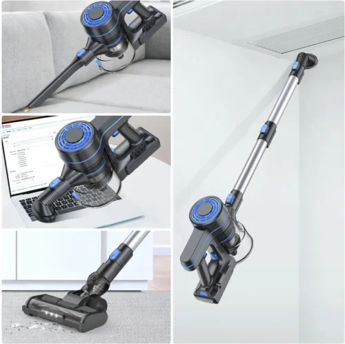 Powerful Lightweight Handheld Vacuum Cleaner – 2PCS, 20000Pa Suction, 35-Min Runtime, LED Display