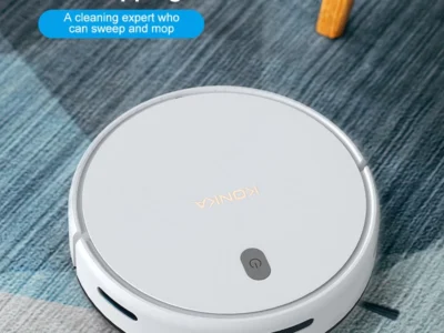 NEW 1000Pa 3-in-1 Slim Home Intelligent Sweeping, Mopping, and Vacuum Cleaner – Automatically Recharges, Ideal for Home and Office Use