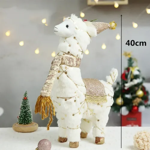Christmas Dolls – Santa Claus, Snowman, and Elk Figurines, Xmas Tree Ornaments, Holiday Gifts for Kids, Christmas Decorations