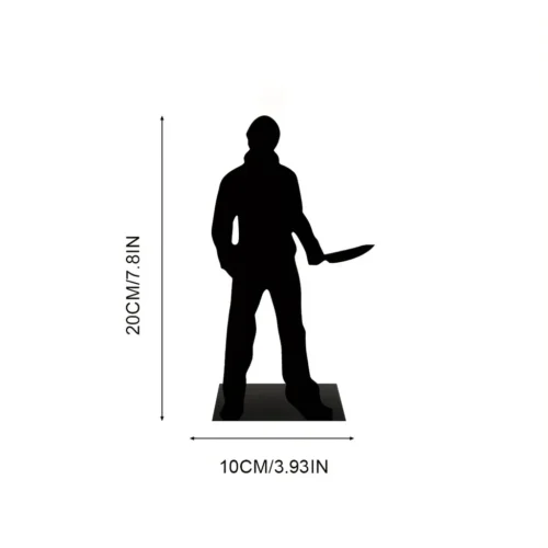 Halloween Decorations - Desktop Shadow Figures of Horror Movie Characters for Garden Party Décor - Image 3
