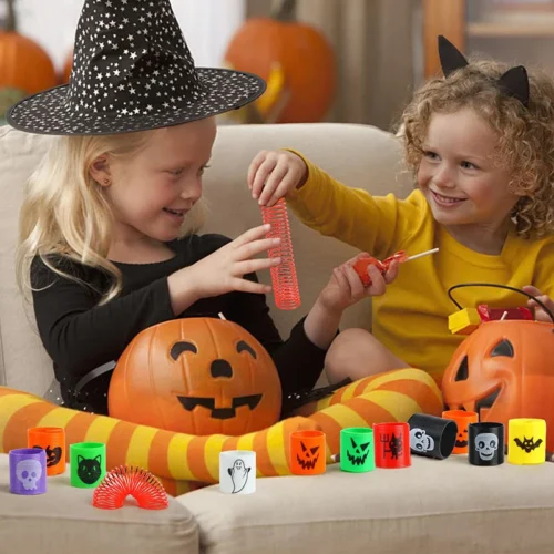 2pcs Halloween Magic Springs – Coil Toys for Halloween Party Favors, Trick or Treat Gifts - Image 3