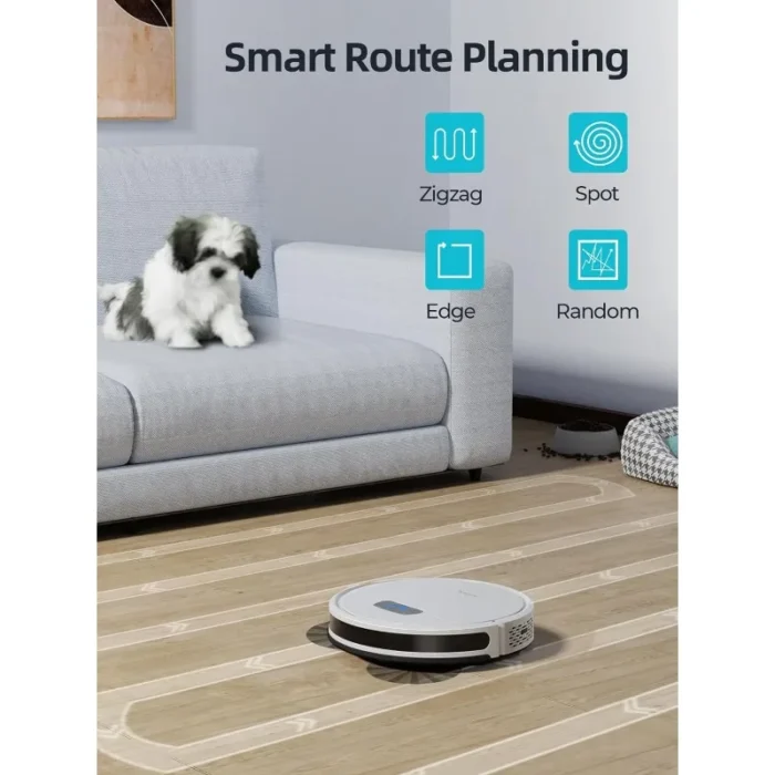 HONITURE Robot Vacuum and Mop Combo – 4000Pa Strong Suction, G20 Robot Vacuum Cleaner with Self-Charging, Up to 150 Minutes Max Runtime