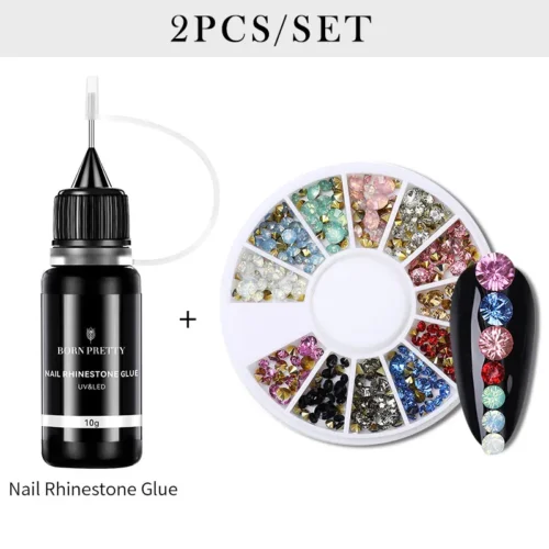 High-Quality BORN PRETTY Nail Rhinestone Glue – Strong Adhesion for Stunning Nail Art