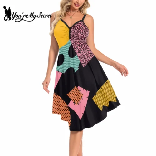 Halloween Anime Movie The Nightmare Cosplay Sally Costume - Sexy Dress for Women Holiday Party