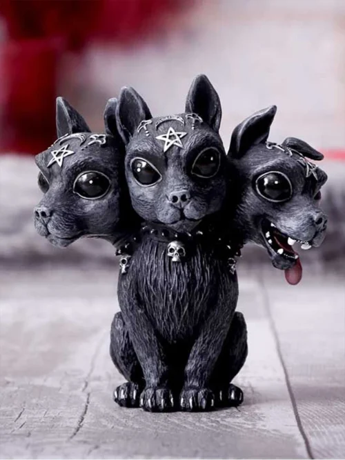 Cerberus Ornaments – Resin Mythology Cute Animal Statue