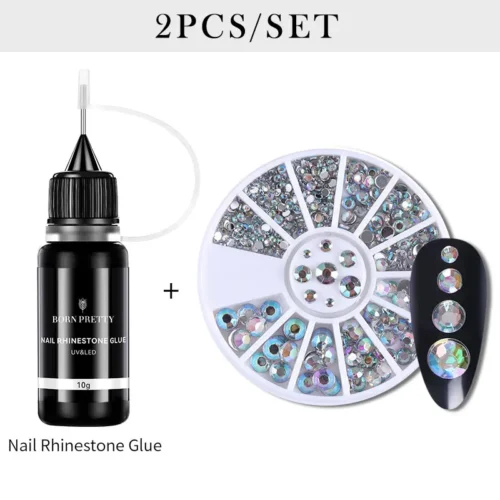 High-Quality BORN PRETTY Nail Rhinestone Glue – Strong Adhesion for Stunning Nail Art