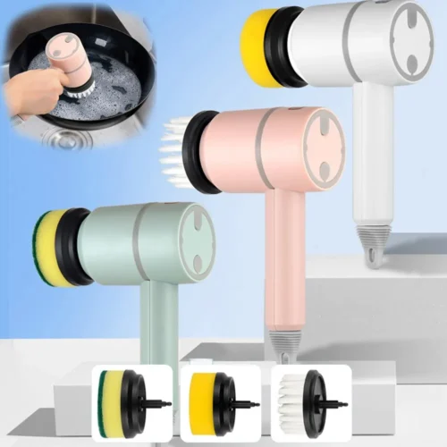 Efficient Electric Cleaning Brush – Multi-Functional USB Rechargeable Scrubber for Home