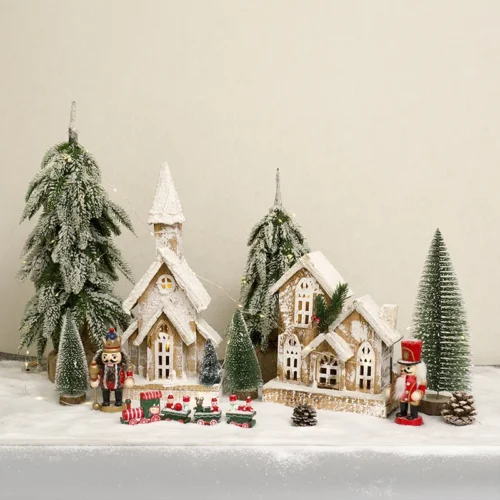 Artificial Snow for Christmas Crafts, Plastic Snowflakes, Holiday Decor, & Winter Village Displays