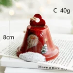 Christmas Iron Painted Santa Pendant – Vintage Santa Claus Ornaments for Xmas Home and Tree Decoration