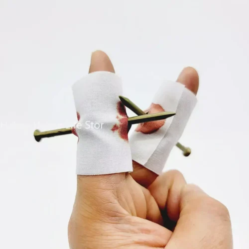Fake Nail Through Finger Prank Toy – Kids Novelty Magic Trick - Image 2