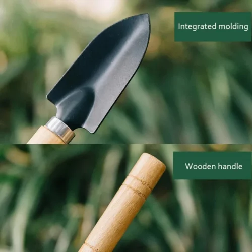 Gardening Set Hand Shovel Kit: Rake, Shovel, and Small Trowel for Planting