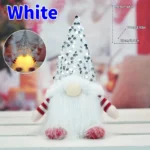 Newest 4-1PC Christmas Elf Gnome Doll with LED Light – Festive Decorations for Home, Xmas, New Year, and Children's Gifts