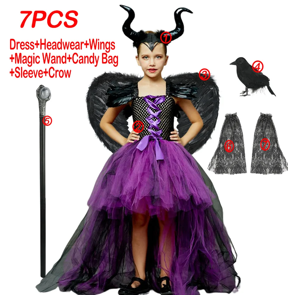 7PCS MaleficentC Set