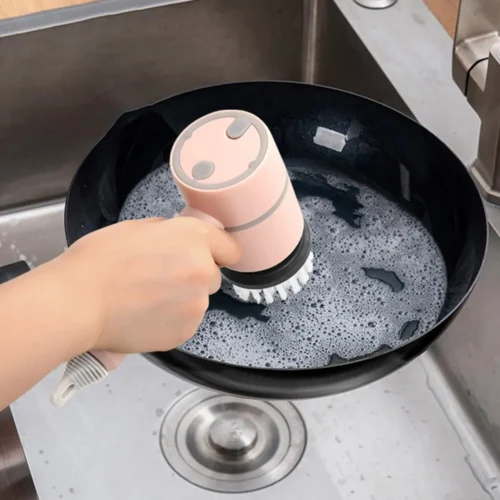 Efficient Electric Cleaning Brush – Multi-Functional USB Rechargeable Scrubber for Home