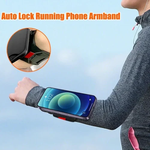 360° Rotatable Wrist Phone Holder – Detachable Sports Bag for Climbing, Hiking, Cycling, Jogging, and Gym - Image 2