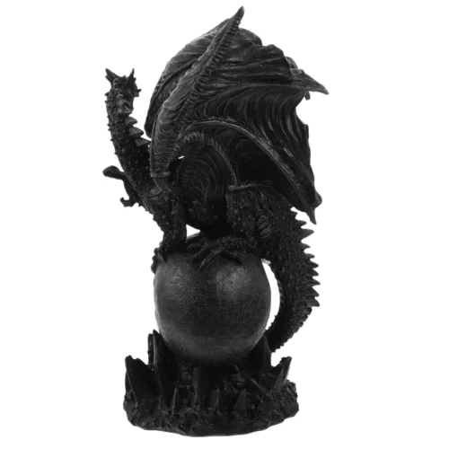 Desktop Dragon Decoration – Standing Gothic Figurine, Resin Halloween Statue, Home & Holiday Decor - Image 2