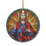 Christmas Tree Hanging Pendants – Nativity Scene Acrylic Ornaments for Winter Decorations, Party Supplies, & Home Decor