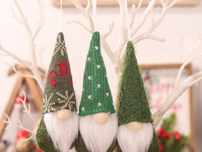 3pc Faceless Doll Knitted Hat Gnome Doll Gifts Xmas Merry Christmas Decorations For Home Dwarf Rudolph Doll New Year navidad